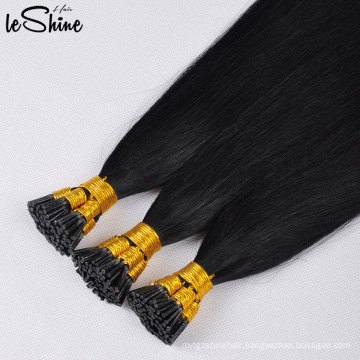 Prebonded I Tip Indian 0.8G 1G 2G Strands I /U/V Tip Human Hair Extensions